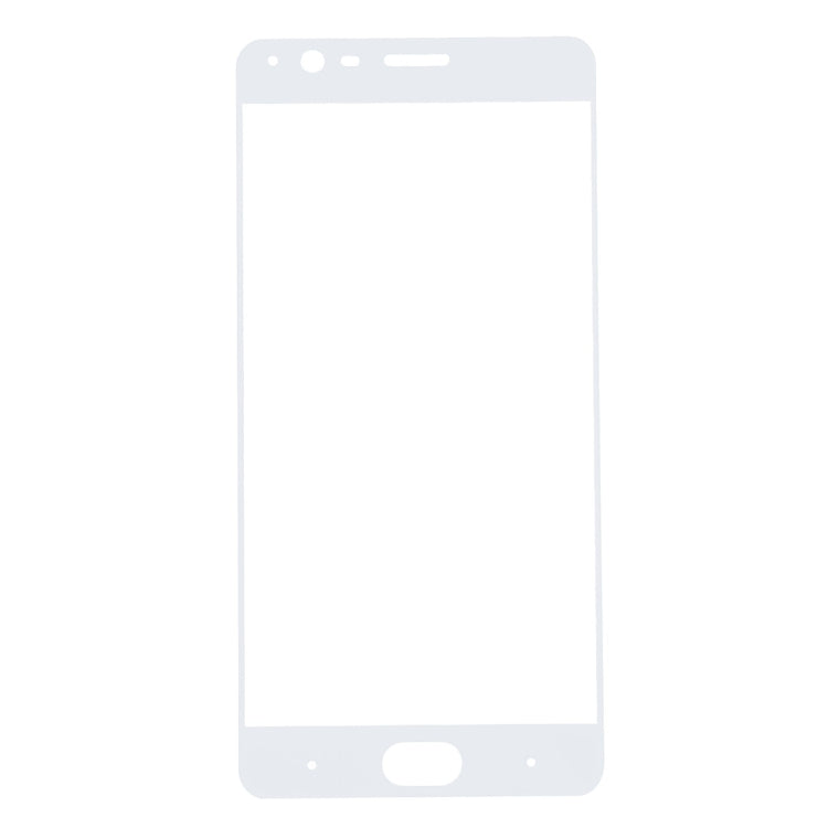 For OnePlus Three 0.26mm 9H Surface Hardness Explosion-proof Colorized Silk-screen Tempered Glass Full Screen Film