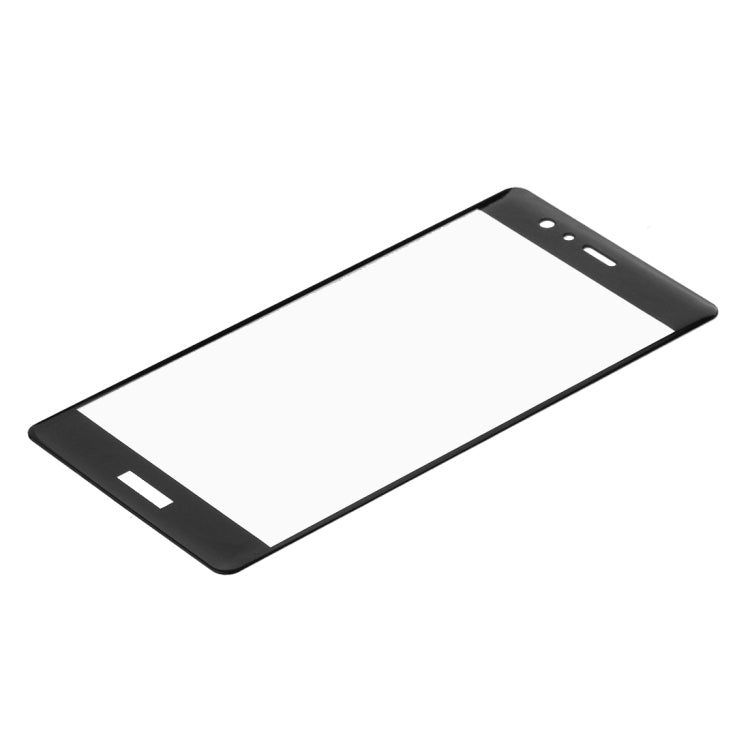 For Huawei  P9 0.26mm 9H Surface Hardness 3D Curved Explosion-proof Colorized Silk-screen Tempered Glass Full Screen Film