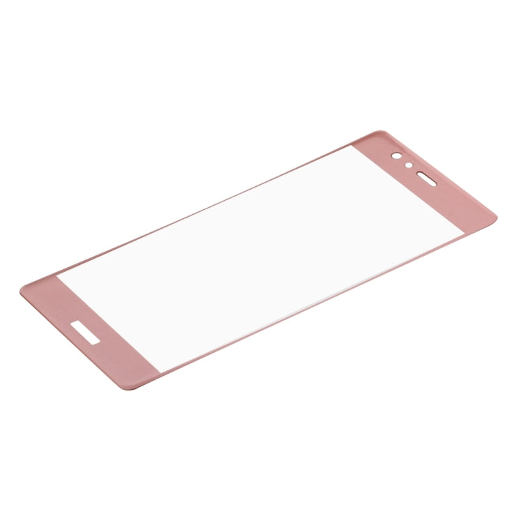 For Huawei  P9 0.26mm 9H Surface Hardness 3D Curved Explosion-proof Colorized Silk-screen Tempered Glass Full Screen Film