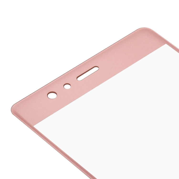 For Huawei  P9 0.26mm 9H Surface Hardness 3D Curved Explosion-proof Colorized Silk-screen Tempered Glass Full Screen Film