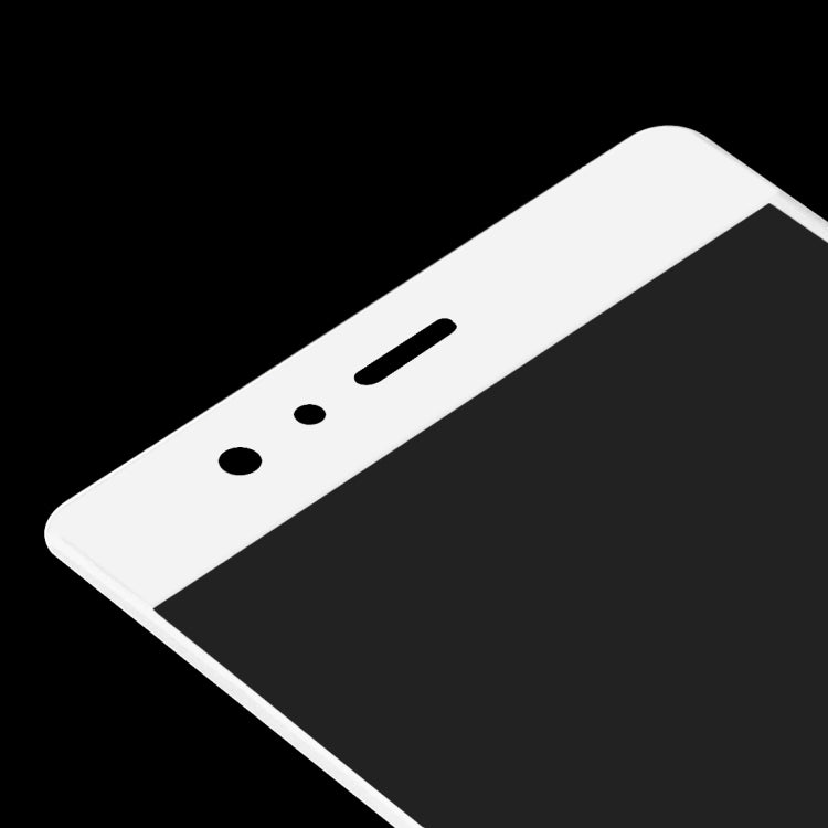 For Huawei  P9 0.26mm 9H Surface Hardness 3D Curved Explosion-proof Colorized Silk-screen Tempered Glass Full Screen Film