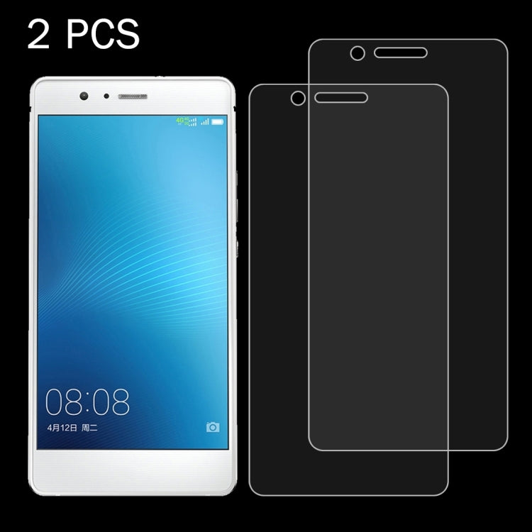 2 PCS for Huawei P9 Lite 0.26mm 9H Surface Hardness 2.5D Explosion-proof Tempered Glass Screen Film