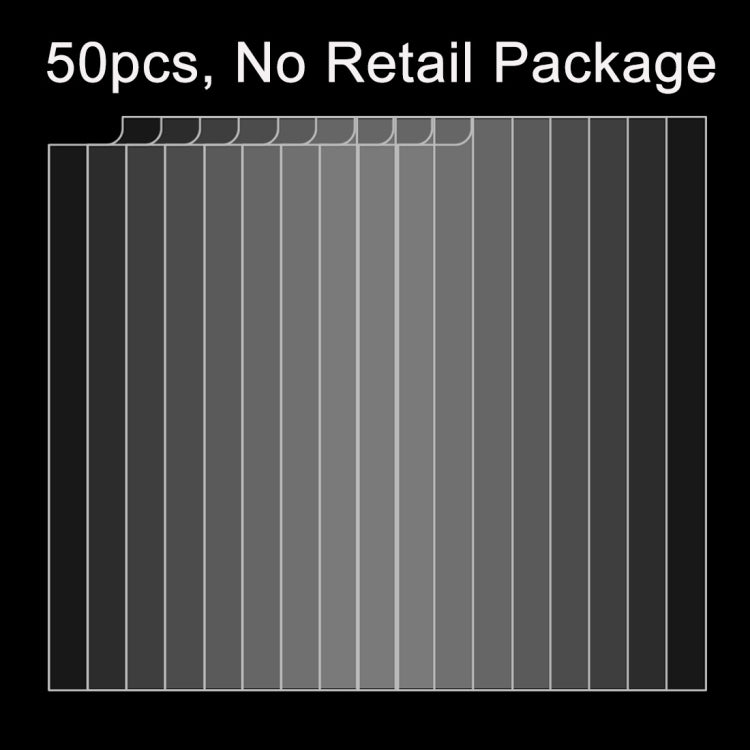 50 PCS For LG V20 0.26mm 9H Surface Hardness 2.5D Explosion-proof Tempered Glass Non-full Screen Film, No Retail Package