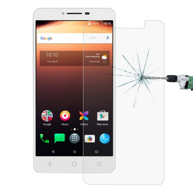 100 PCS for Alcatel A3 XL 0.26mm 9H Surface Hardness Explosion-proof Tempered Glass Screen Film