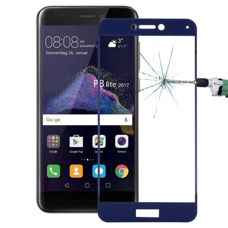For Huawei P8 Lite (2017) 0.26mm 9H Surface Hardness Explosion-proof Full Screen Tempered Glass Screen Film