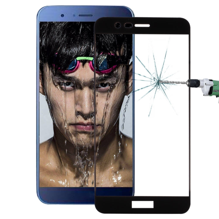 For Huawei Honor V9 0.26mm 9H Surface Hardness Explosion-proof Full Screen Tempered Glass Screen Film(Black)
