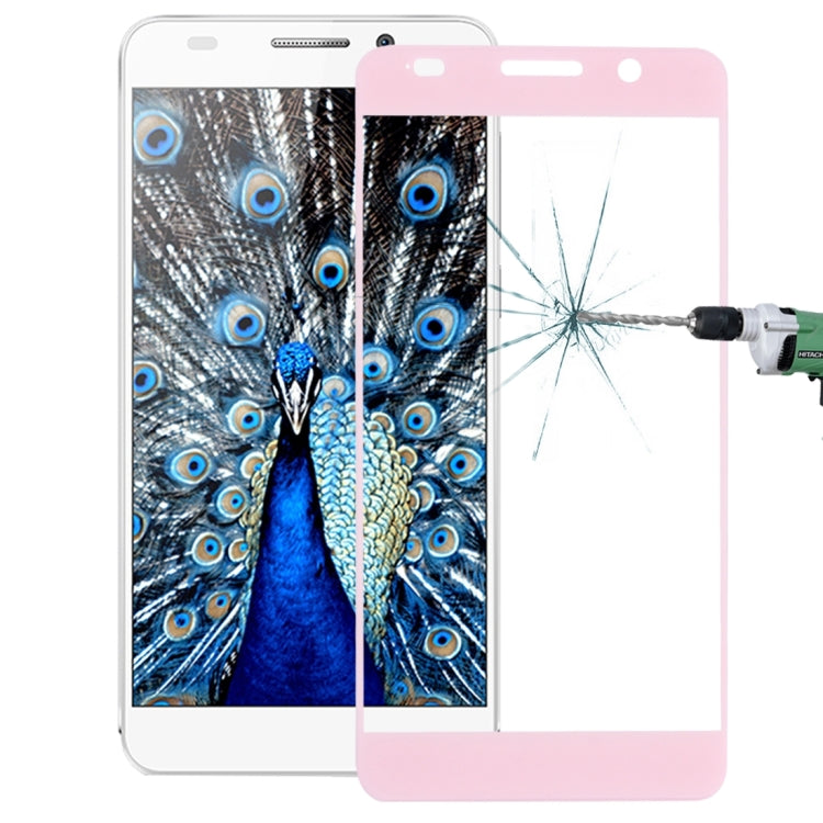 For Huawei  Honor 6 0.26mm 9H Surface Hardness Explosion-proof Silk-screen Tempered Glass Full Screen Film