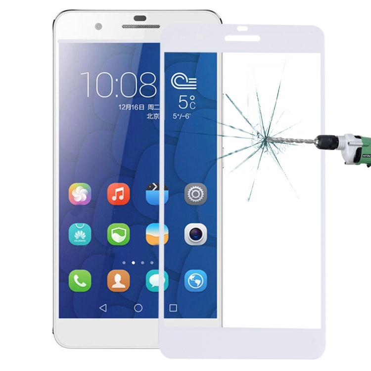 For Huawei  Honor 6 Plus 0.26mm 9H Surface Hardness Explosion-proof Silk-screen Tempered Glass Full Screen Film