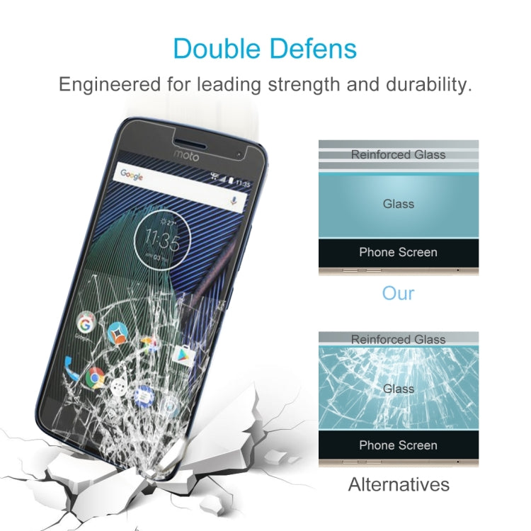 50 PCS for Motorola Moto G5S 0.3mm 9H Surface Hardness 2.5D Explosion-proof Tempered Glass Non-full Screen Film, No Retail Package