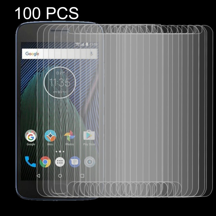 100 PCS for Motorola Moto G5S 0.3mm 9H Surface Hardness 2.5D Explosion-proof Tempered Glass Non-full Screen Film