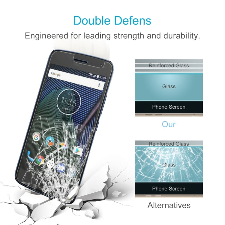100 PCS for Motorola Moto G5S 0.3mm 9H Surface Hardness 2.5D Explosion-proof Tempered Glass Non-full Screen Film