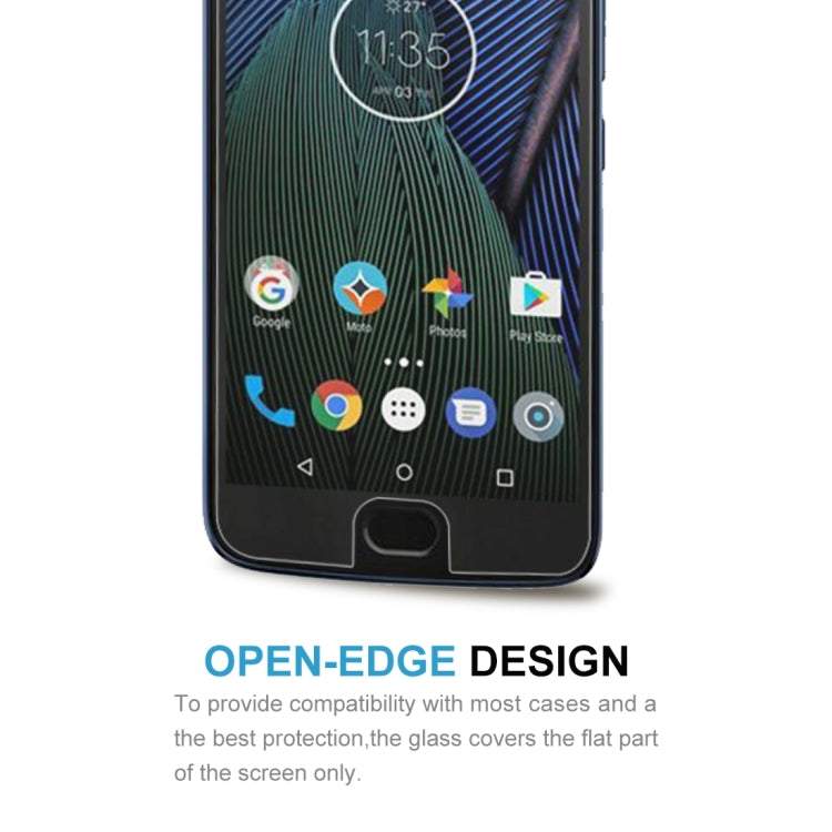 100 PCS for Motorola Moto G5S 0.3mm 9H Surface Hardness 2.5D Explosion-proof Tempered Glass Non-full Screen Film