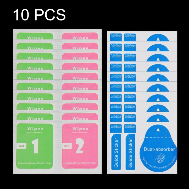 10 PCS for HTC U Play 0.26mm 9H Surface Hardness Explosion-proof Non-full Screen Tempered Glass Screen Film