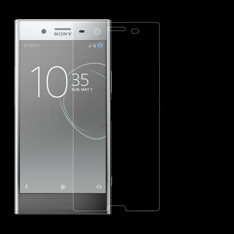 2 PCS for Sony Xperia XZ Premium 0.26mm 9H Surface Hardness Explosion-proof Non-full Screen Tempered Glass Screen Film