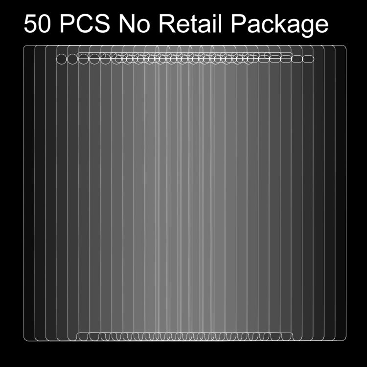 50 PCS for Sony Xperia XZ Premium 0.26mm 9H Surface Hardness Explosion-proof Non-full Screen Tempered Glass Screen Film, No Retail Package