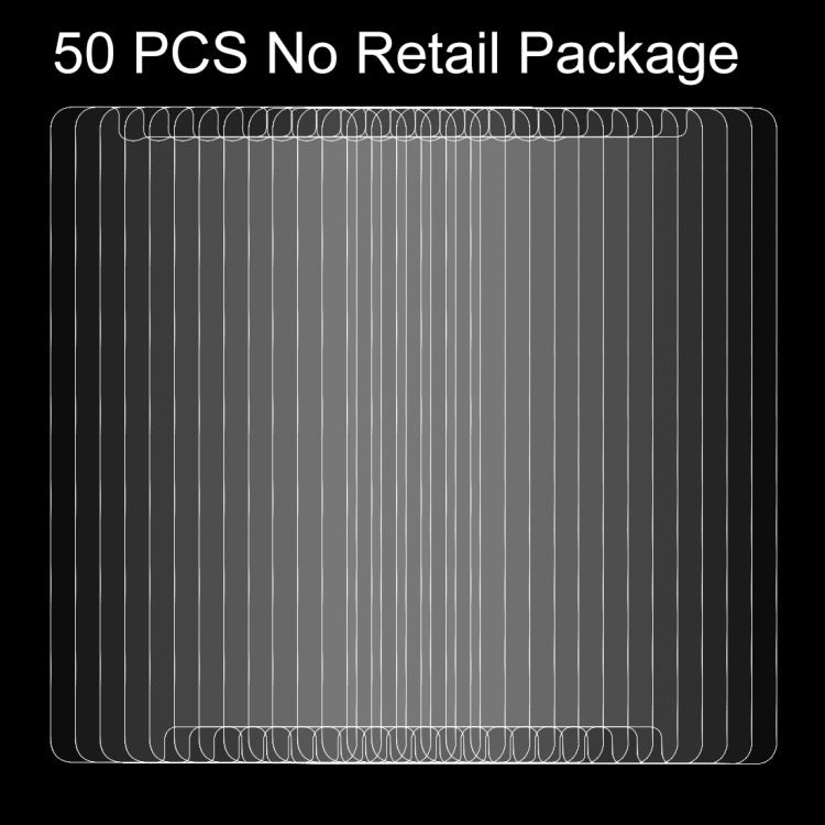 50 PCS for Nokia 5 0.26mm 9H Surface Hardness Explosion-proof Non-full Screen Tempered Glass Screen Film, No Retail Package