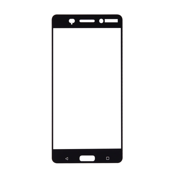 For Nokia 6 0.26mm 9H Surface Hardness Colorized Silk-screen Tempered Glass Full Screen Film