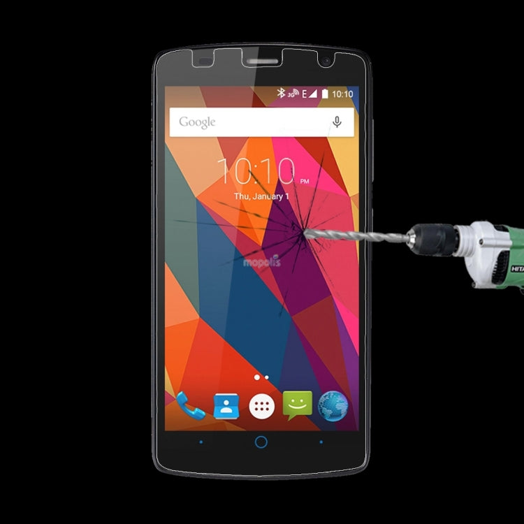 For ZTE  Blade L5 Plus 0.26mm 9H Surface Hardness Explosion-proof Non-full Screen Tempered Glass Screen Film