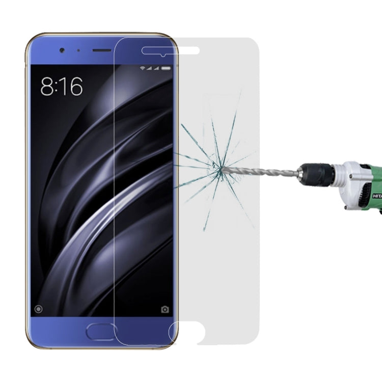 2 PCS for Xiaomi Mi 6 0.26mm 9H Surface Hardness Explosion-proof Non-full Screen Tempered Glass Screen Film