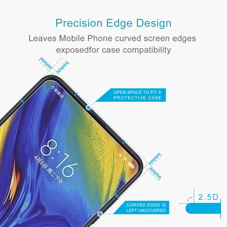 100 PCS 0.26mm 9H 2.5D Explosion-proof Tempered Glass Film for Xiaomi Mi Mix 3 / Mi Mix 3 5G