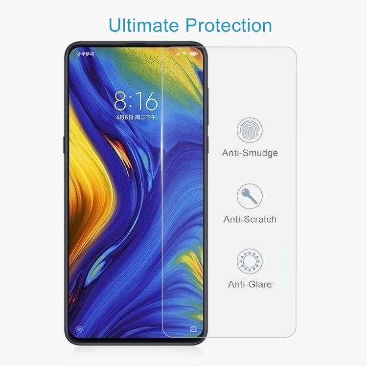 100 PCS 0.26mm 9H 2.5D Explosion-proof Tempered Glass Film for Xiaomi Mi Mix 3 / Mi Mix 3 5G