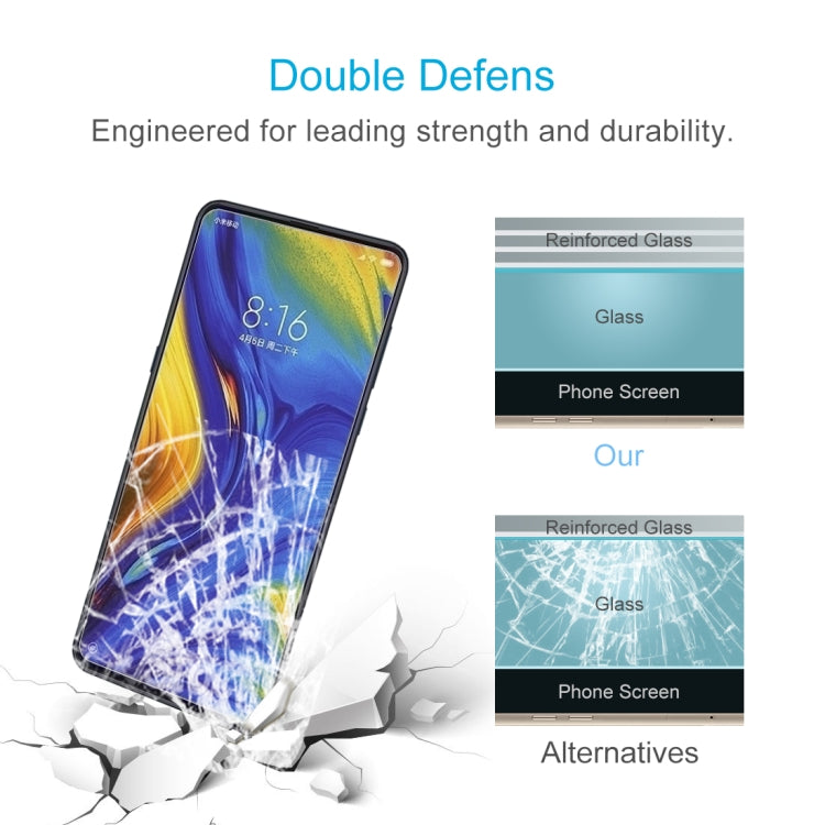 100 PCS 0.26mm 9H 2.5D Explosion-proof Tempered Glass Film for Xiaomi Mi Mix 3 / Mi Mix 3 5G