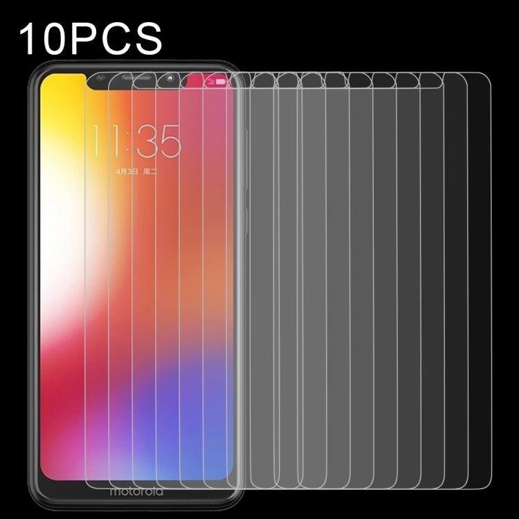 10 PCS 0.26mm 9H 2.5D Explosion-proof Tempered Glass Film for Motorola Moto One (P30 Play)
