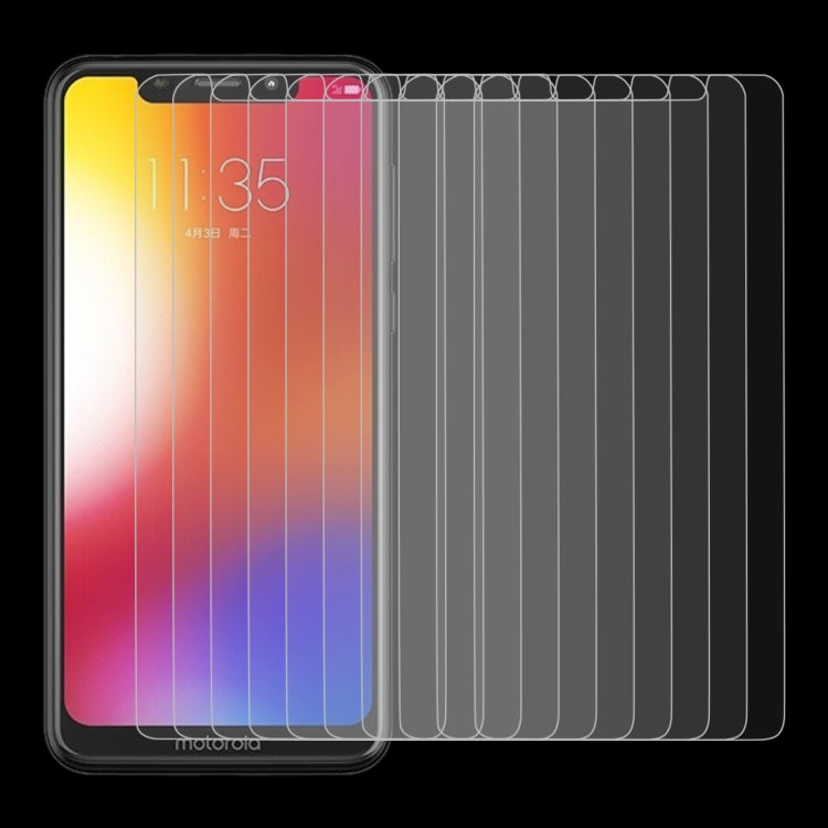 10 PCS 0.26mm 9H 2.5D Explosion-proof Tempered Glass Film for Motorola Moto One (P30 Play)
