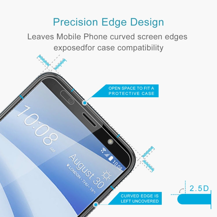 0.26mm 9H 2.5D Explosion-proof Tempered Glass Film for HTC U12 Lite