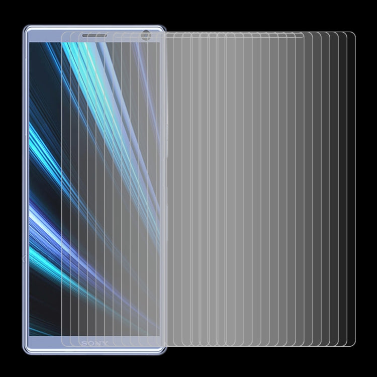 100 PCS 0.26mm 9H 2.5D Explosion-proof Tempered Glass Film for Sony Xperia XA3