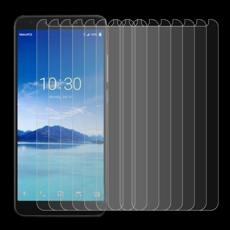 10 PCS 0.26mm 9H 2.5D Explosion-proof Tempered Glass Film for Alcatel 7