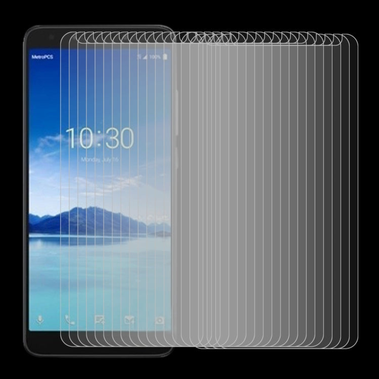 100 PCS 0.26mm 9H 2.5D Explosion-proof Tempered Glass Film for Alcatel 7