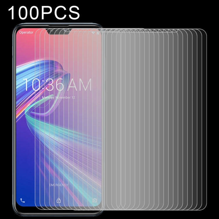 100 PCS 0.26mm 9H 2.5D Explosion-proof Tempered Glass Film for Asus Zenfone Max Pro (M2) ZB631KL