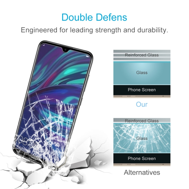100 PCS 0.26mm 9H 2.5D Explosion-proof Tempered Glass Film for Huawei Enjoy 9