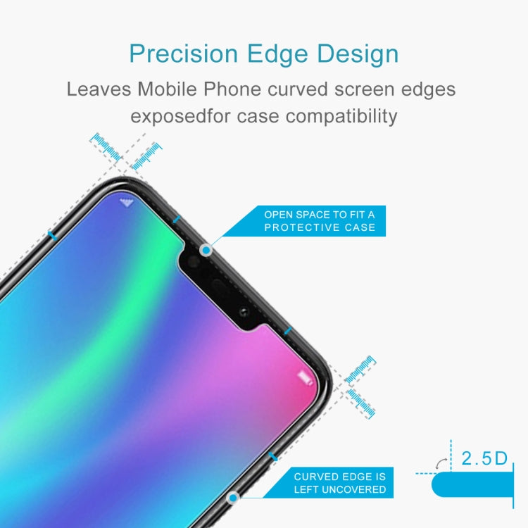 0.26mm 9H 2.5D Explosion-proof Tempered Glass Film for Huawei Honor 8C