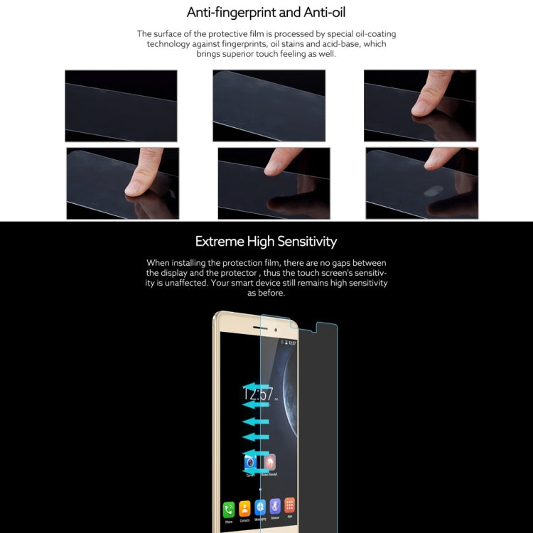 BLUBOO Maya (MPH0370) 9H Surface Hardness Explosion-proof Tempered Glass Screen Film