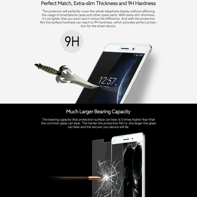 BLUBOO Maya (MPH0370) 9H Surface Hardness Explosion-proof Tempered Glass Screen Film