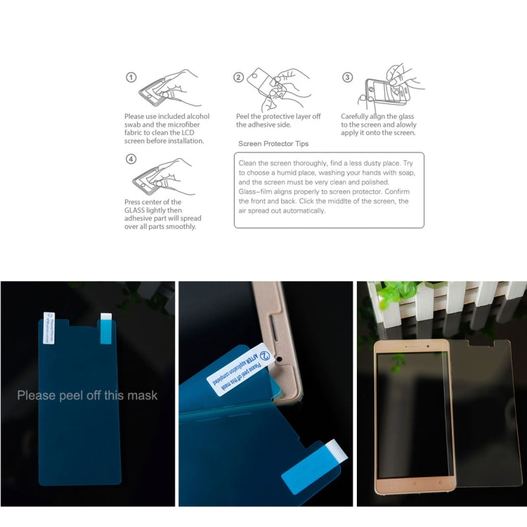 BLUBOO Maya (MPH0370) 9H Surface Hardness Explosion-proof Tempered Glass Screen Film