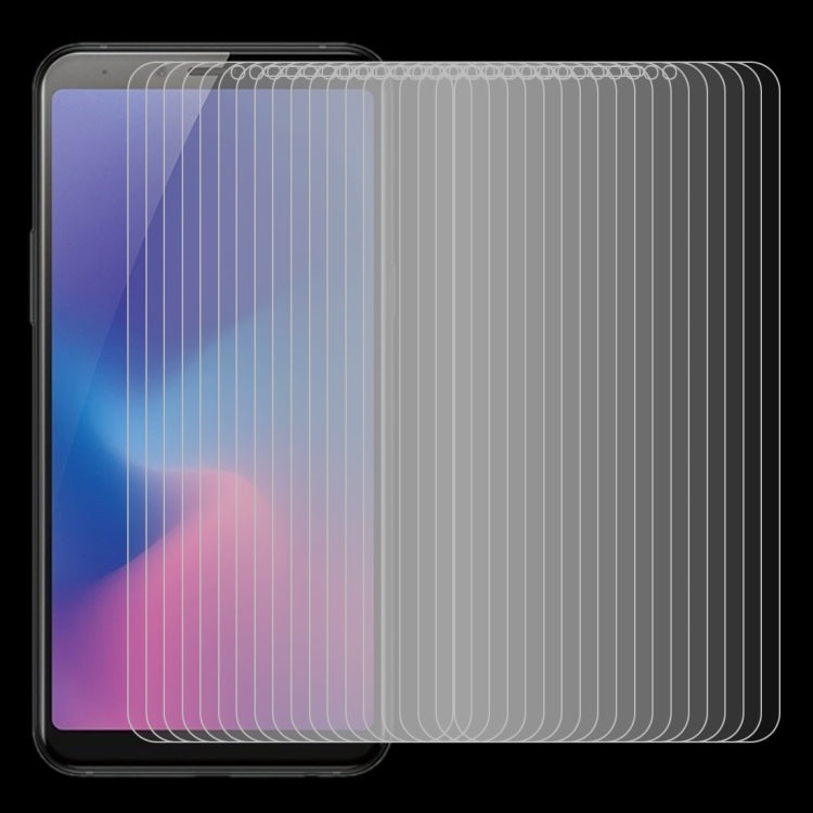 100 PCS 0.26mm 9H 2.5D Explosion-proof Tempered Glass Film for Galaxy A6s