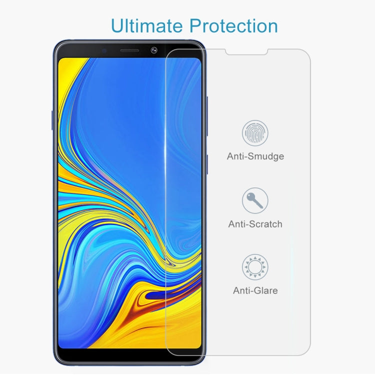 10 PCS 0.26mm 9H 2.5D Explosion-proof Tempered Glass Film for Galaxy A9 (2018) / A9s
