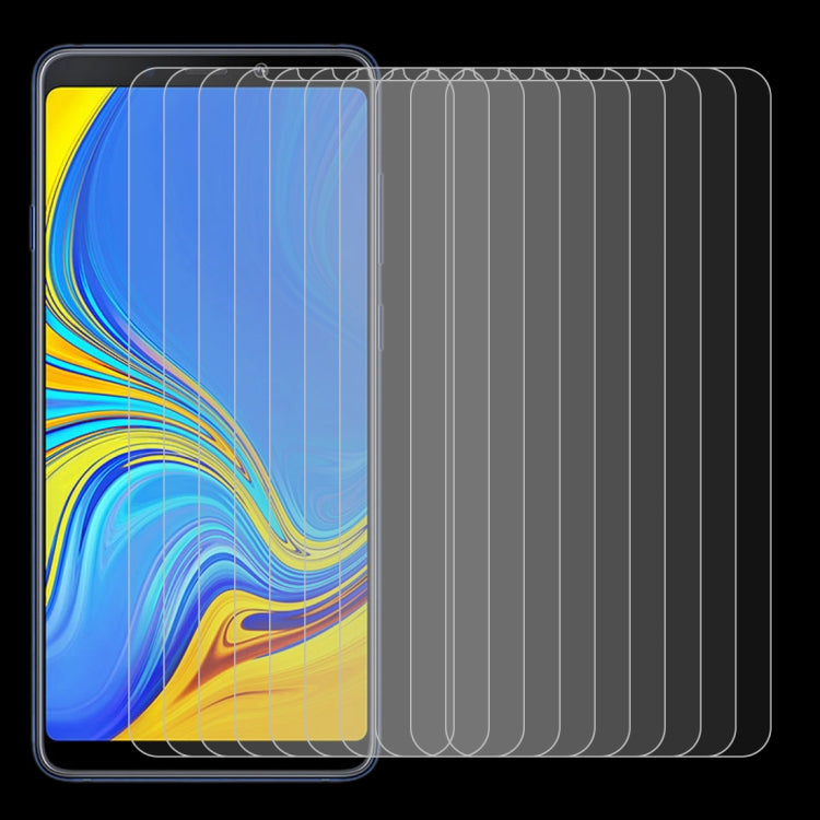 10 PCS 0.26mm 9H 2.5D Explosion-proof Tempered Glass Film for Galaxy A9 (2018) / A9s