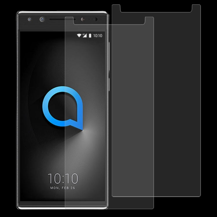 2 PCS 0.26mm 9H 2.5D Tempered Glass Film for Alcatel 5