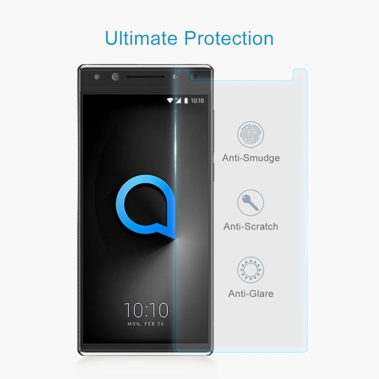 10 PCS 0.26mm 9H 2.5D Tempered Glass Film For Alcatel 5