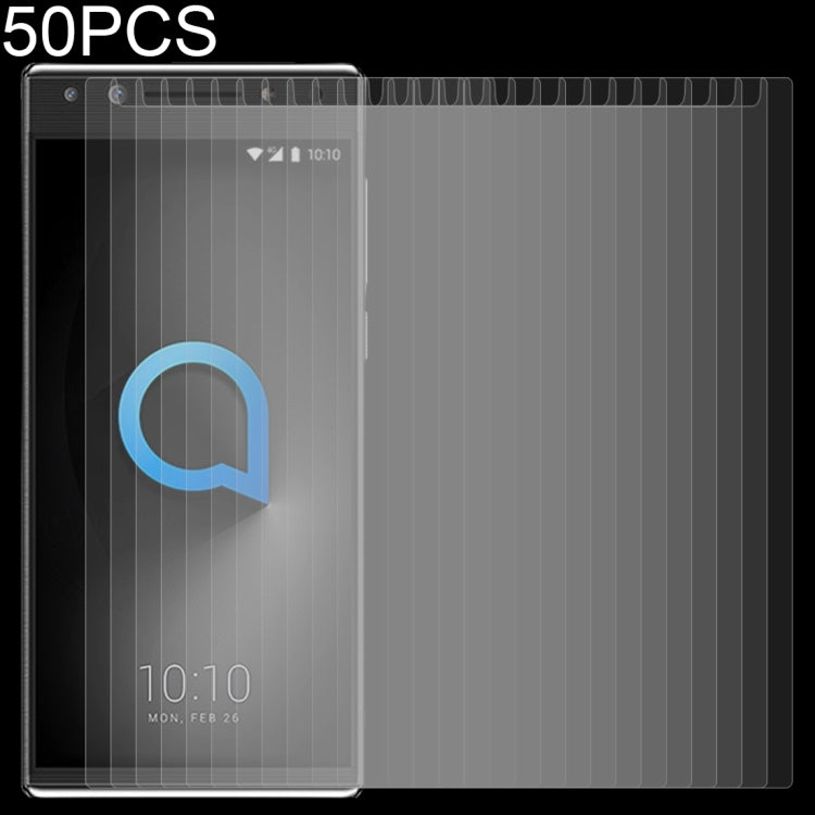50 PCS 0.26mm 9H 2.5D Tempered Glass Film For Alcatel 5
