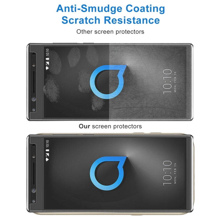 50 PCS 0.26mm 9H 2.5D Tempered Glass Film For Alcatel 5