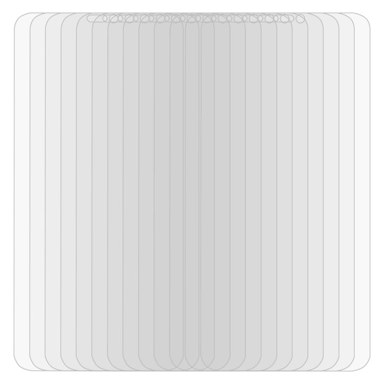 50 PCS 0.26mm 9H 2.5D Tempered Glass Film for OnePlus 6, No Retail Package