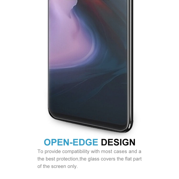 50 PCS 0.26mm 9H 2.5D Tempered Glass Film for OnePlus 6, No Retail Package