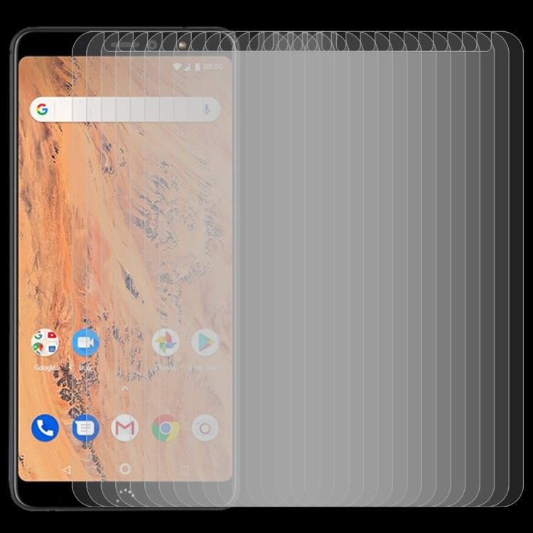 50 PCS 0.26mm 9H 2.5D Tempered Glass Film for BQ Aquaris X2 / Aquaris X2 Pro