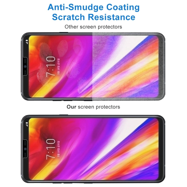 100 PCS 0.26mm 9H 2.5D Tempered Glass Film for LG G7 ThinQ