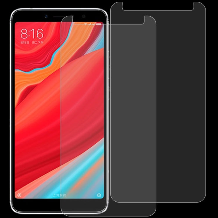 2 PCS 0.26mm 9H 2.5D Tempered Glass Film for Xiaomi Redmi S2